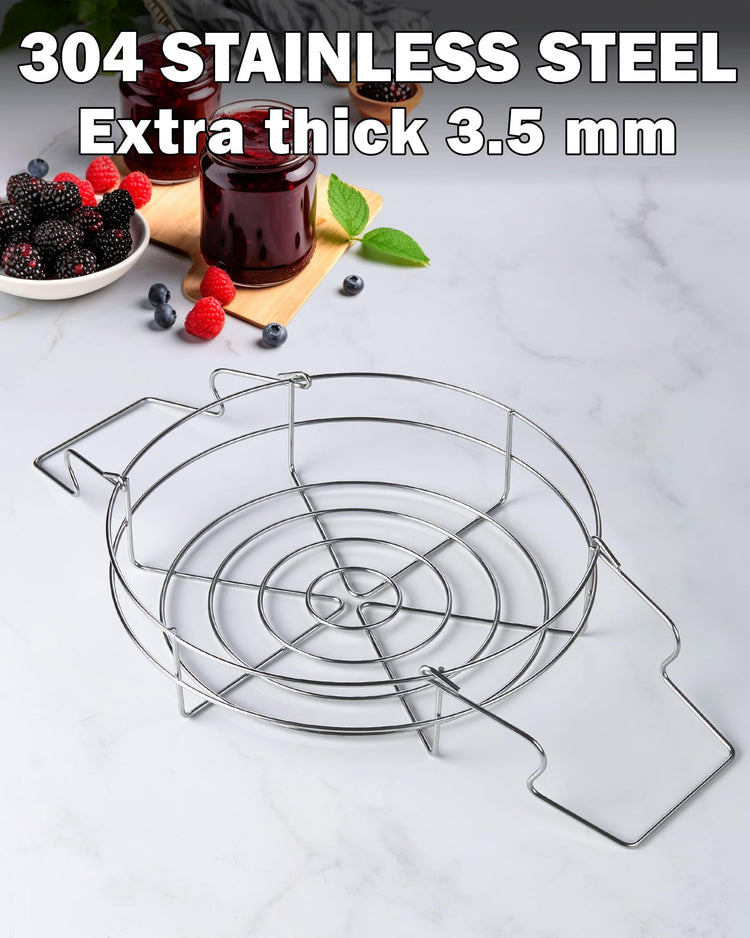 Stainless Steel Water Bath Canning Pot with rack and Lid