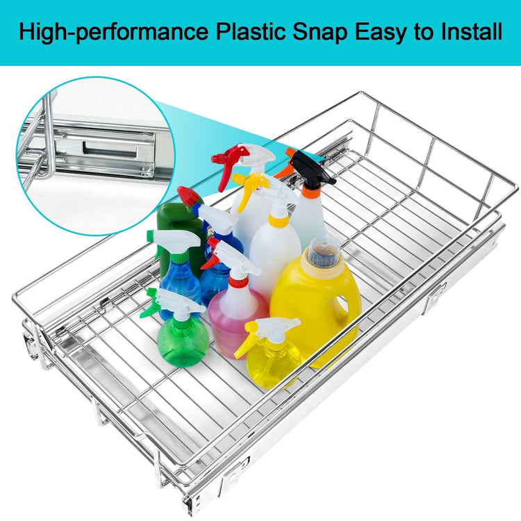 Pull Out Cabinet Organizer 11" W X 17" D