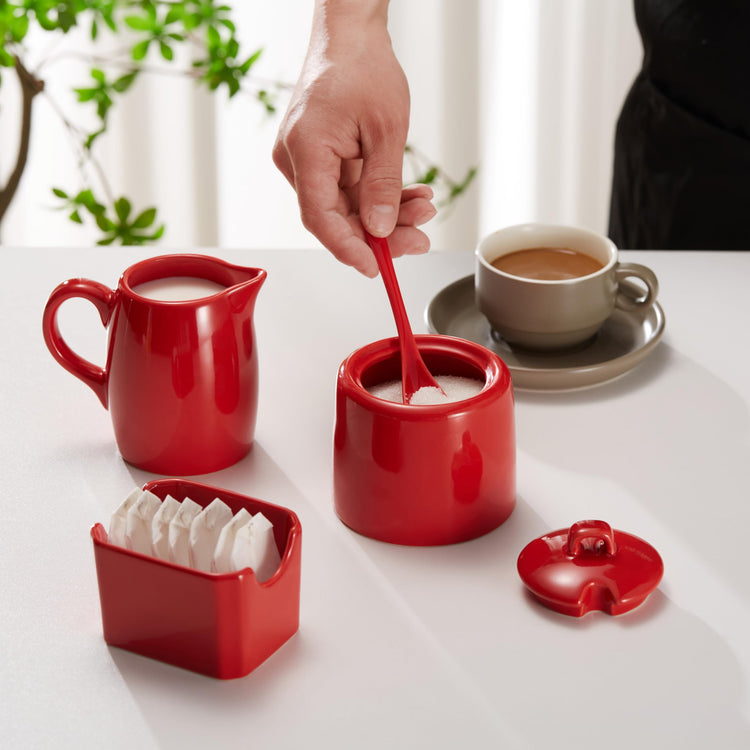Sugar and Creamer Set (3 Count)