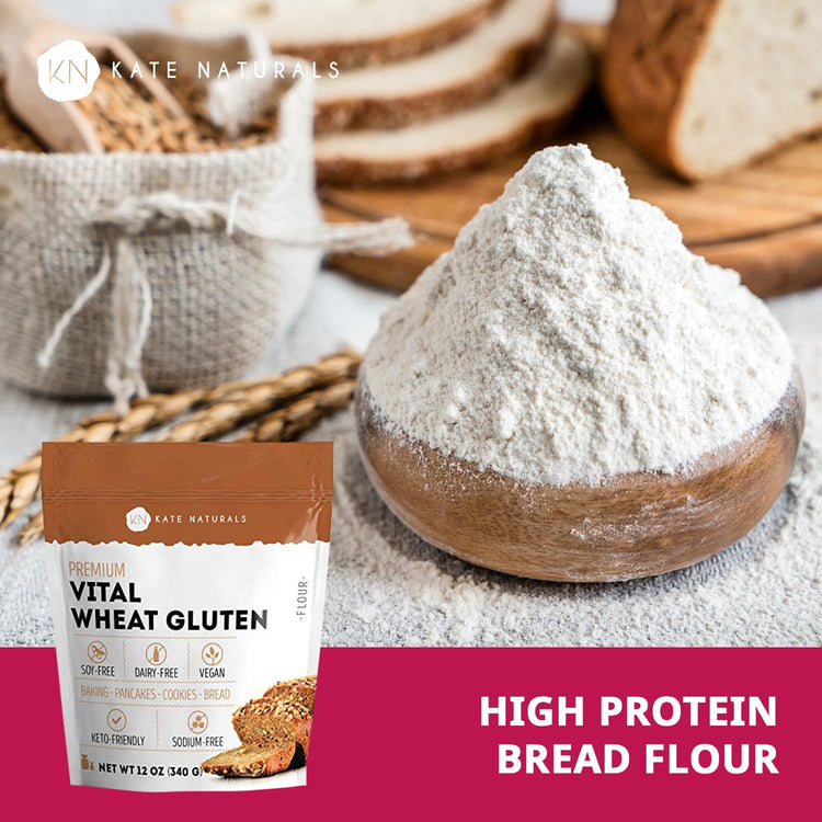 Vital Wheat Gluten for Bread Making (12 Ounce)