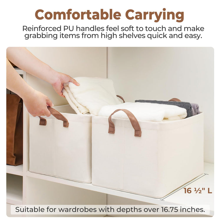 Storage Basket for Shelves (2 Count)