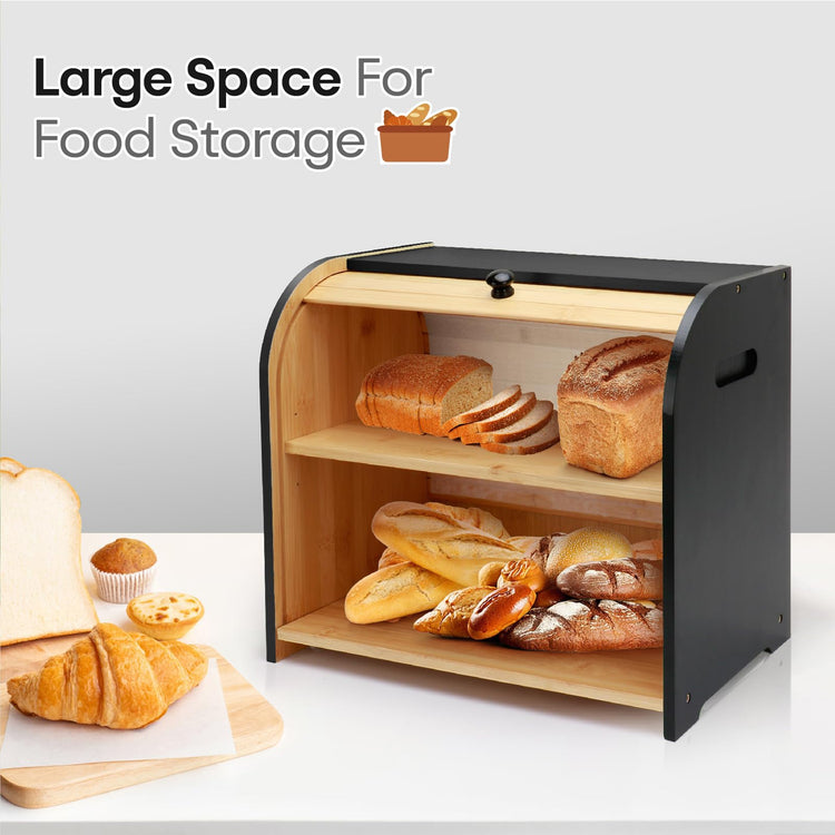 Bread Box for Kitchen Countertop