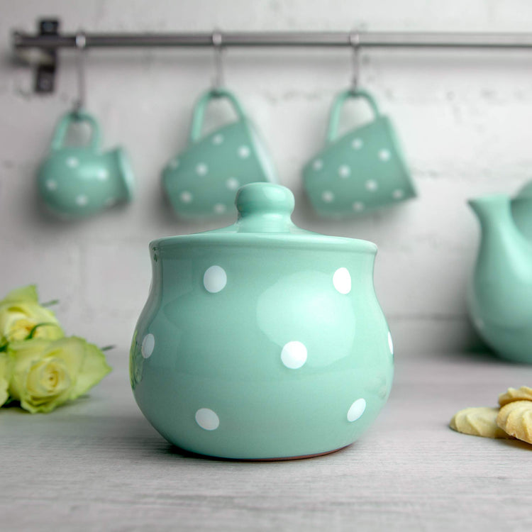Ceramic Sugar Bowl with Lid