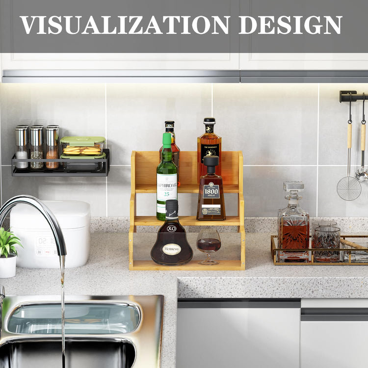 Liquor Bottle Display Shelf Bar Shelves