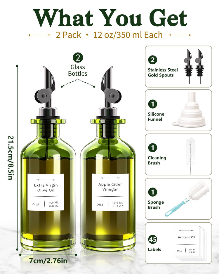 Olive Oil Dispenser Set of 2 (2 Count)