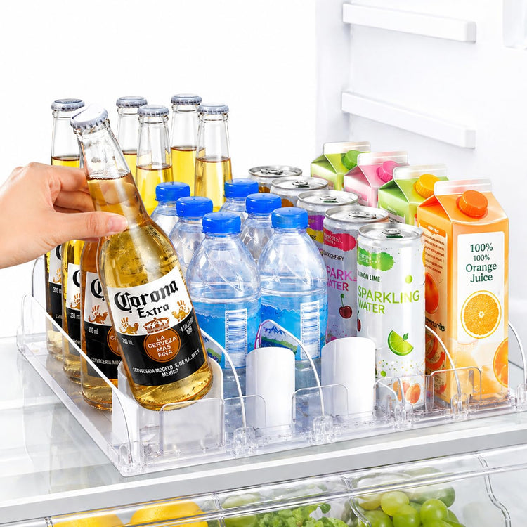 Stackable Soda Can Organizer for Refrigerator