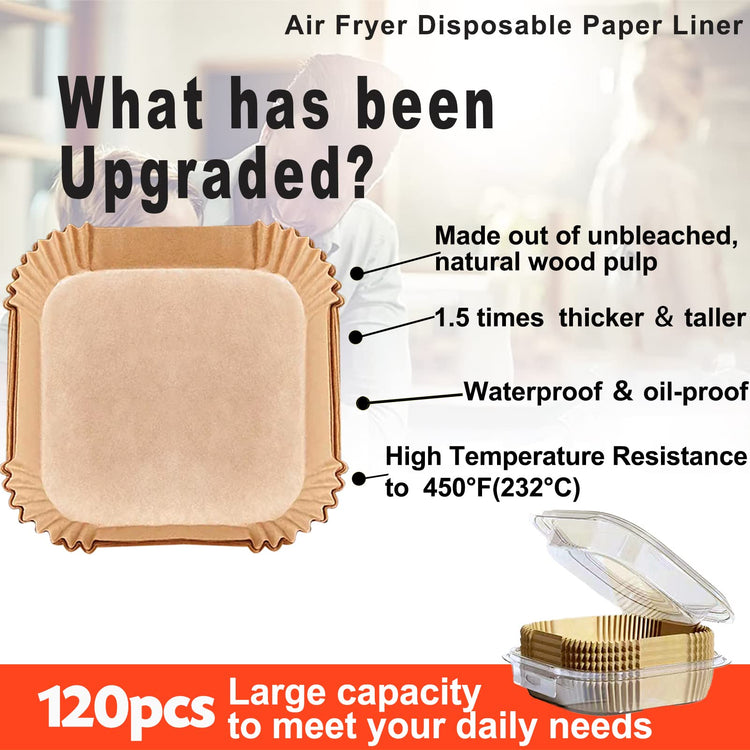 4 qt Air Fryer Liners (120 Count)