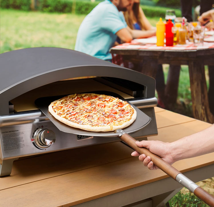 Aluminium 12" Pizza Peel with Long Handle