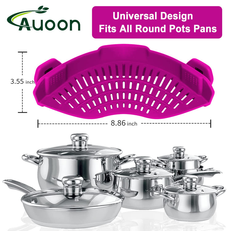 Clip On Strainer Silicone for Pots