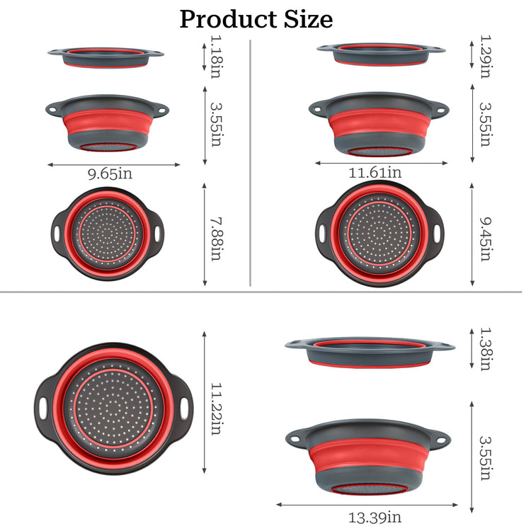 Collapsible Colander 3 (3 Count)