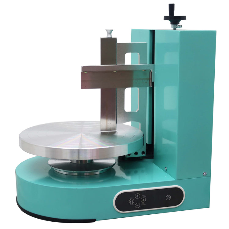 Cake Decorating Coating Machine Cream Spreading Automatic Frosting Turntable with Graduated Scraper 60