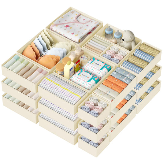 Drawer Organizer Clothes 24 Pack (24 Count)