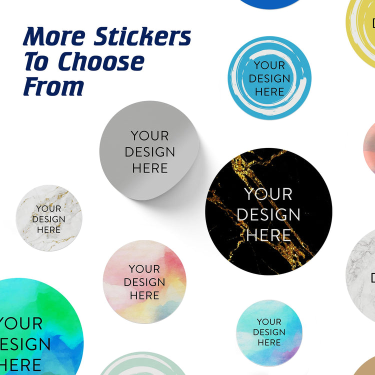 100 Custom Vinyl Stickers (100 Count)