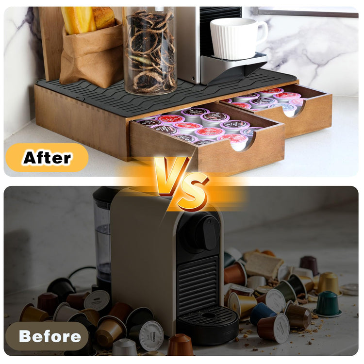 Wooden Coffee Pod Holder Drawer