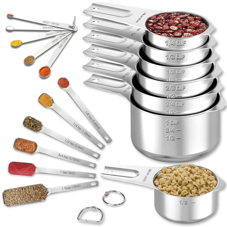 18PCS Measuring Cups and Spoons Set