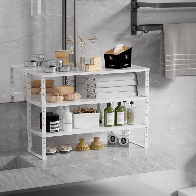 Expandable Spice Rack & Kitchen Cabinet Organizer (2 Count)