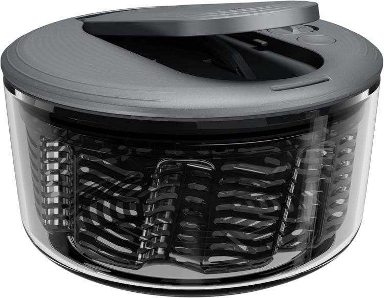 Zyliss Swift Dry Salad Spinner - Fruit Cleaner & Lettuce Spinner with Push Pump - Non-Slip Bowl - Dishwasher Safe - Small