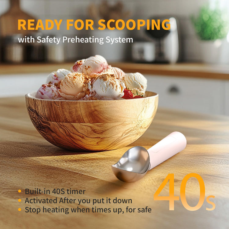 Heated Ice Cream Scoop
