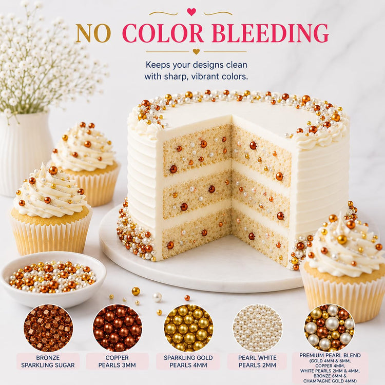 Sprinkle Mix Edible Gold (5 Ounce)
