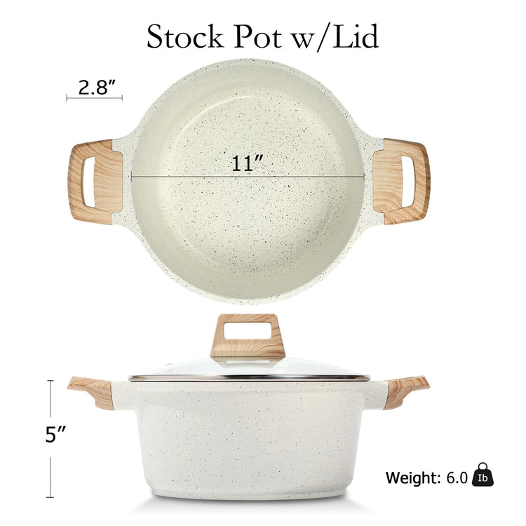 Nonstick Stock Pot with Lid