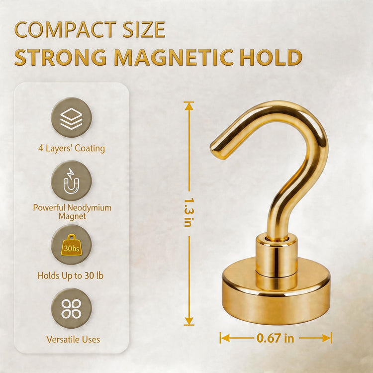 Magnetic Hooks (10 Count)