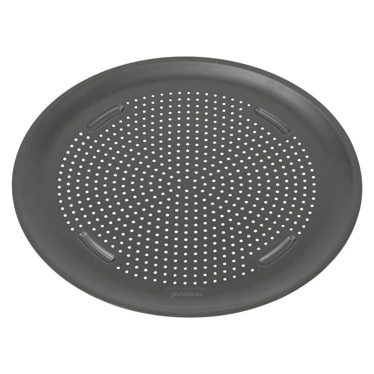 AirPerfect Insulated Nonstick Carbon Steel Pizza Pan with Cutting Guides