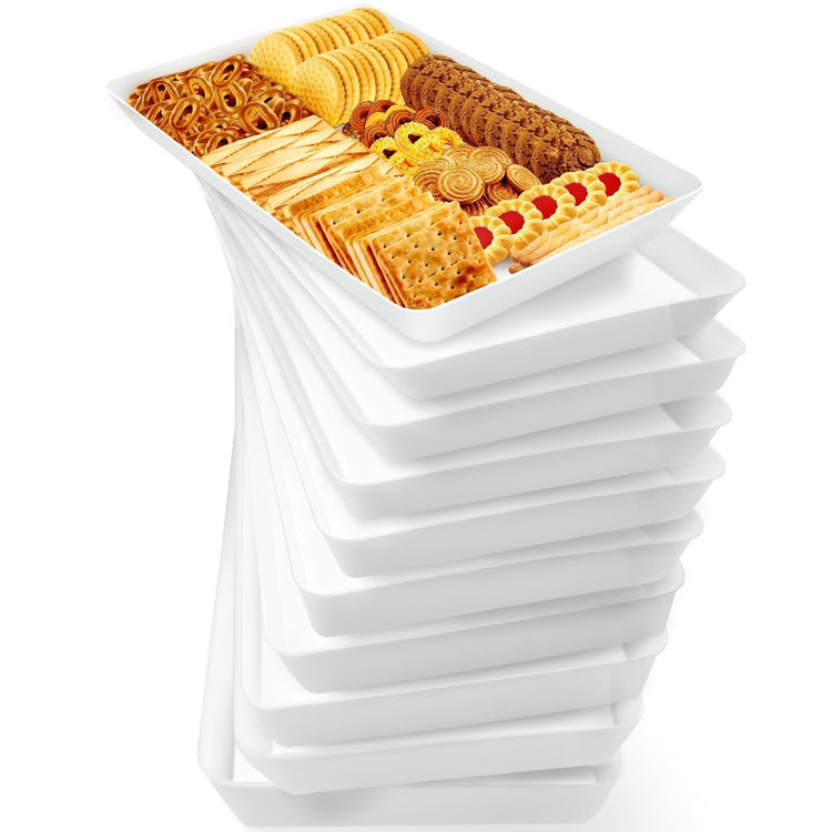 10 pcs Serving Tray for Entertaining (10 Count)