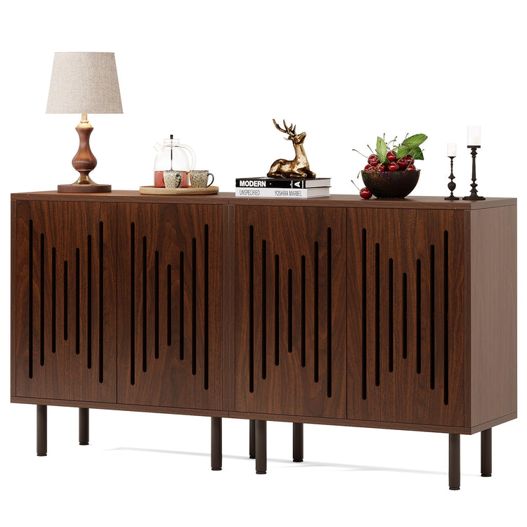 Set of 2 Sideboard Buffet with Storage