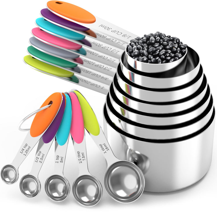 Nesting Measuring Cups and Spoons Set