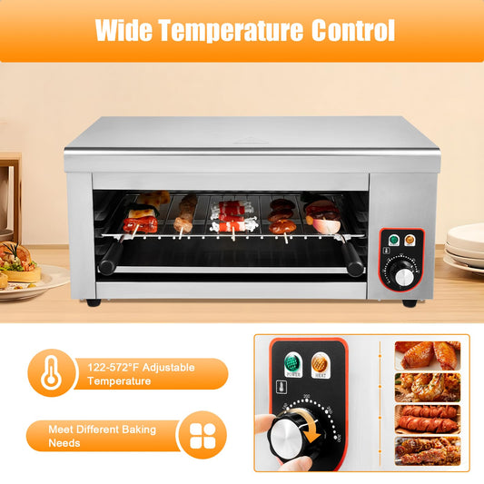 1500W Electric Cheese Melter Commercial Cheese Melter Cheesemelter Grill 122