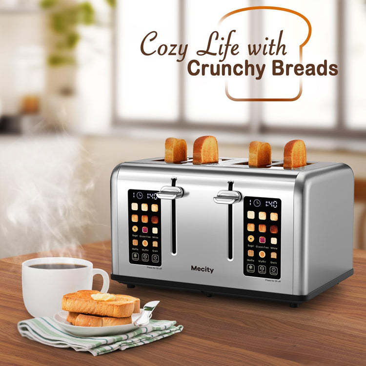 4 Slice Toaster with Touch Screen Control