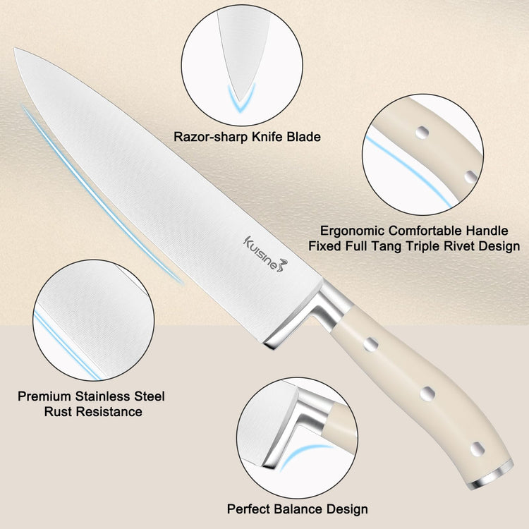 Premium Sharp Knife Set (15 Count)