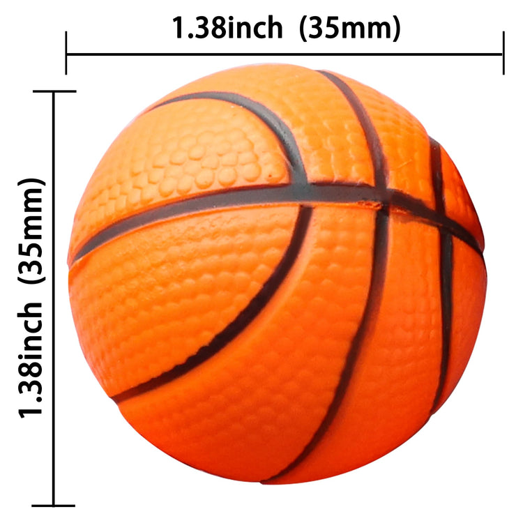 10 Pack 3D Basketball Cupcake Toppers Basketball Cake Toppers Decorations for Sports Theme Baby Shower Birthday Party Cake Decorations Supplies (10 Count)