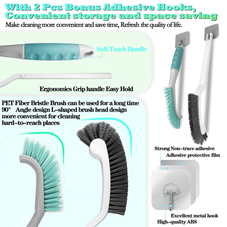 2Pcs Cleaning Brushes (2 Count)