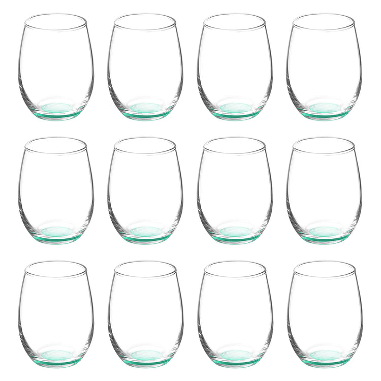 Stemless Wine Glasses by ARC 5.5 oz. Set of 12 (10 Count)