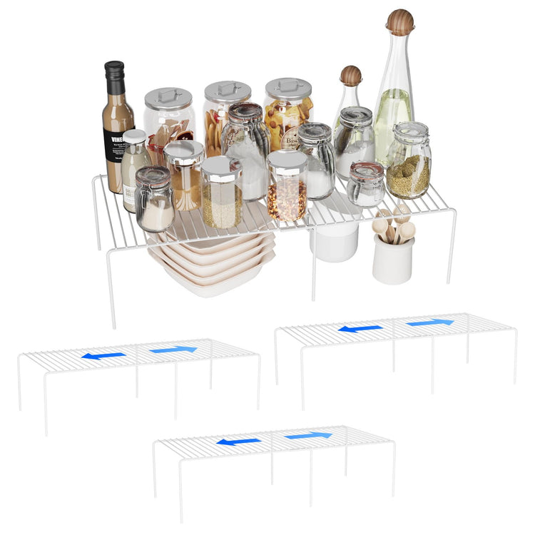 4Pack Expandable Storage Shelf