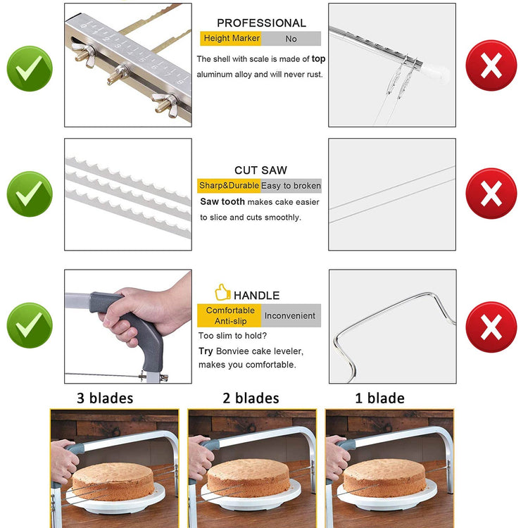 Professional Cake Leveler Slicer Cutter 4