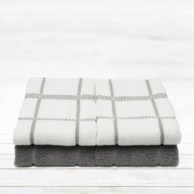 100% Cotton Terry Dish Towels (4 Count)