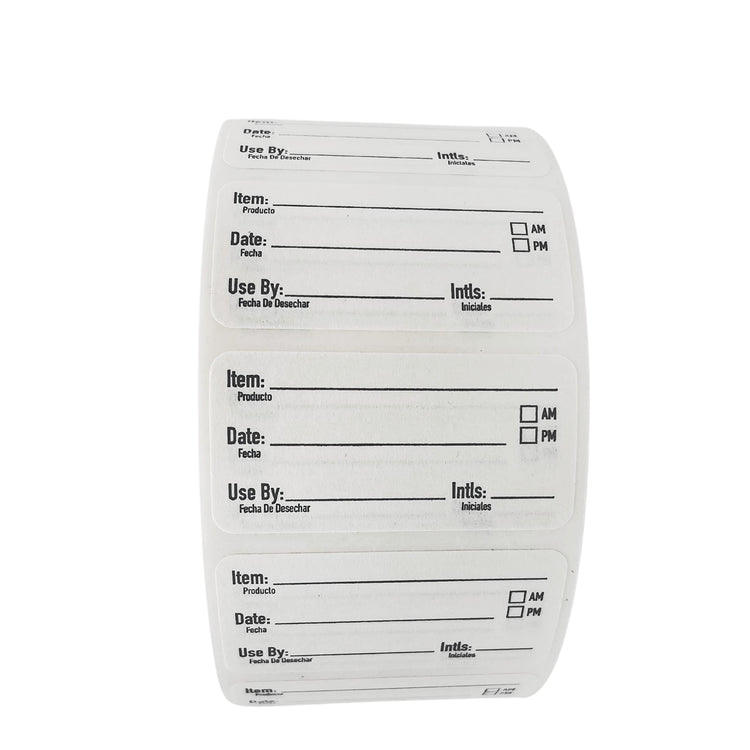 2x1 Dissolvable Food Labels