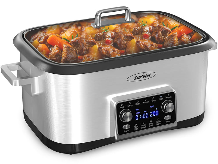 8 Quart Slow Cooker Roaster Oven