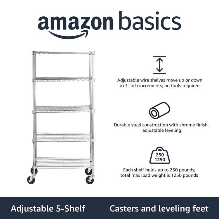 5 Shelf Adjustable