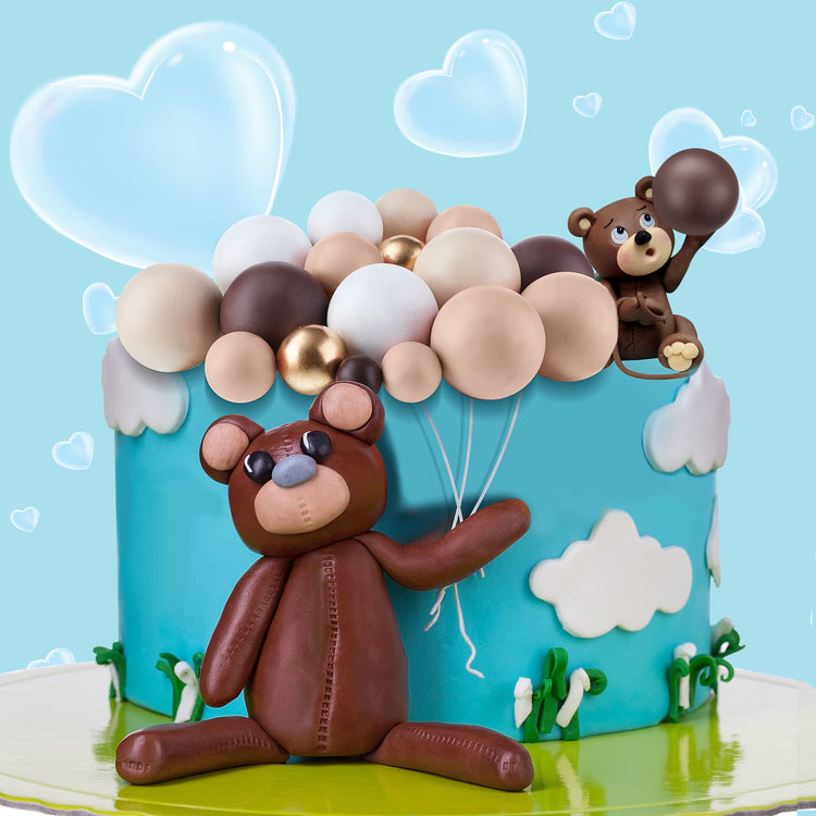 108 Pcs Balls Cake Topper