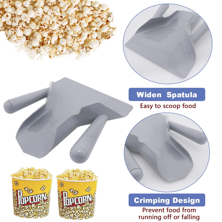 Polycarbonate French Fry Scoop Dual Handle for Ice Candy Snacks