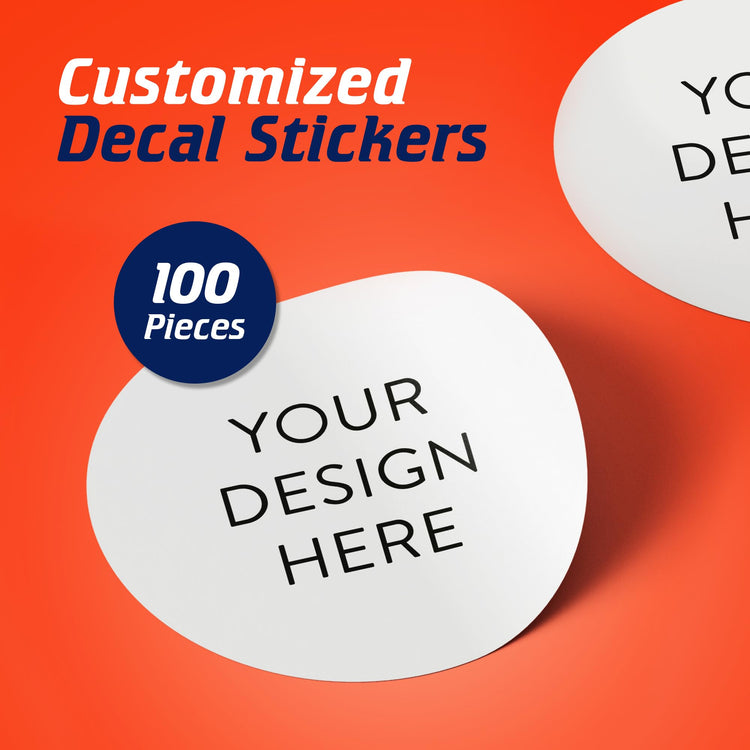 Custom Vinyl Stickers Your Image (100 Count)