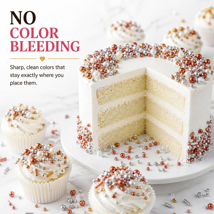 Sprinkles for Cake & Cupcake Decoration (5 Ounce)