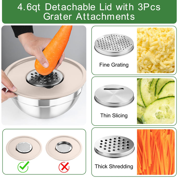 Mixing Bowls with Lids (5 Count)