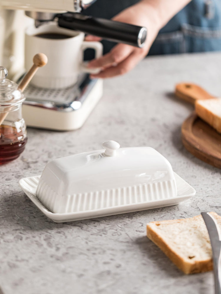 Ceramic Butter Dish with Lid