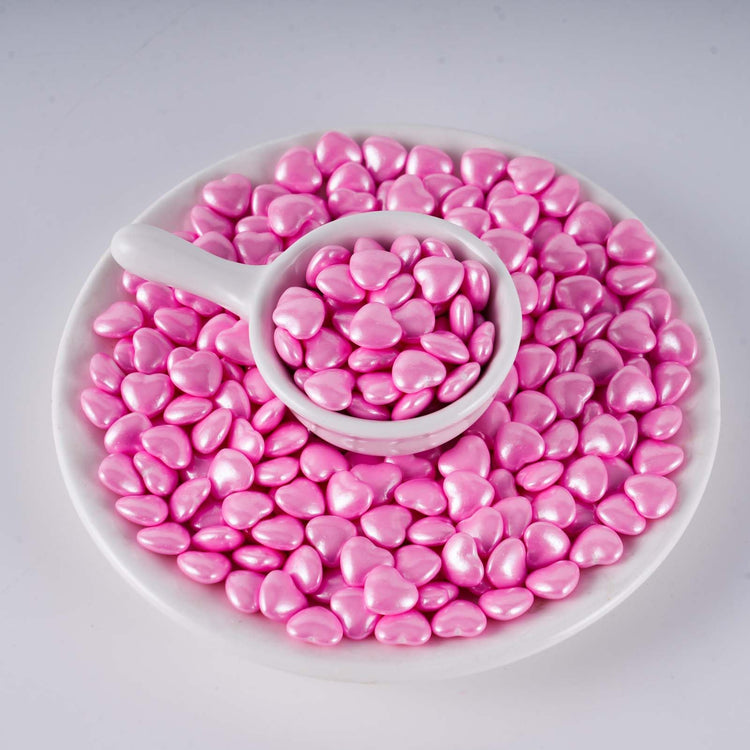 Pink Heart Shapes Sprinkles (4.58 Ounce)