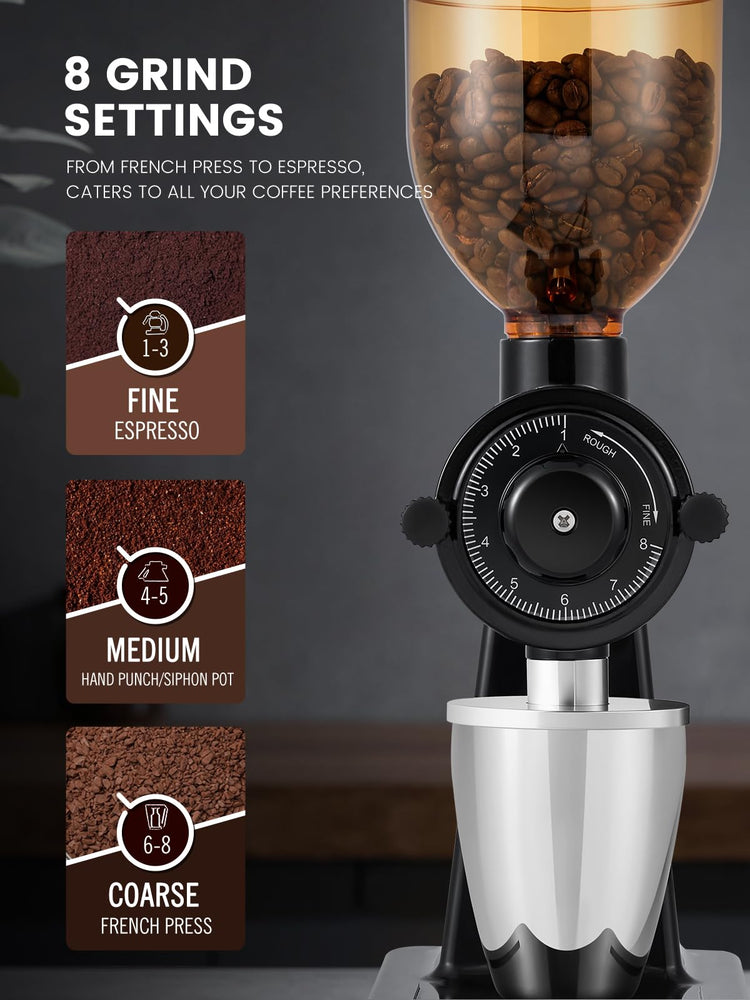 Flat Burr Coffee Grinder