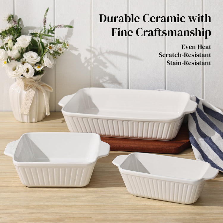 Casserole Dishes for Oven (3 Count)